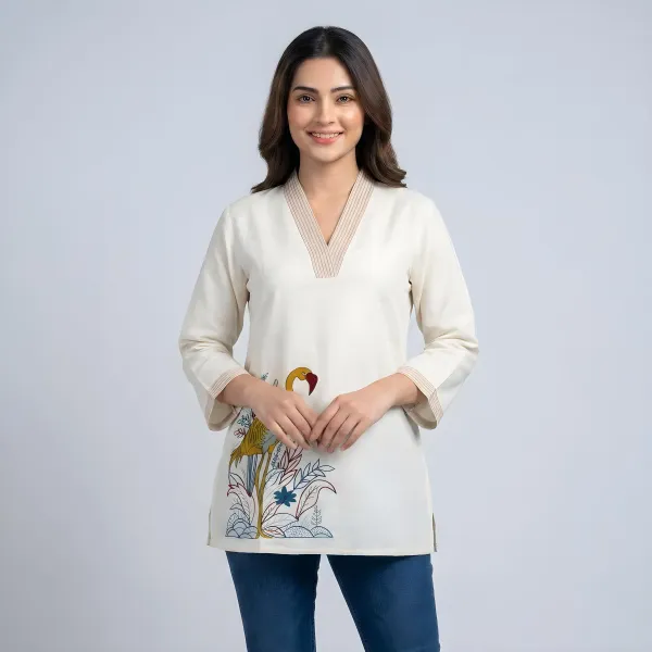 Embroidered Top